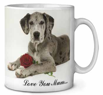 Great Dane+Rose 