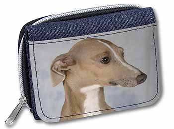 Greyhound Dog Unisex Denim Purse Wallet