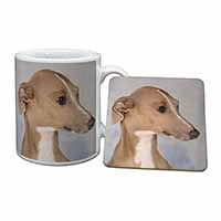 Greyhound Dog Mug and Coaster Set - Advanta Group®