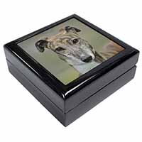 Brindle Greyhound Dog Keepsake/Jewellery Box