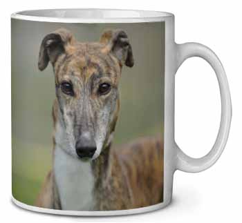 Brindle Greyhound Dog Ceramic 10oz Coffee Mug/Tea Cup