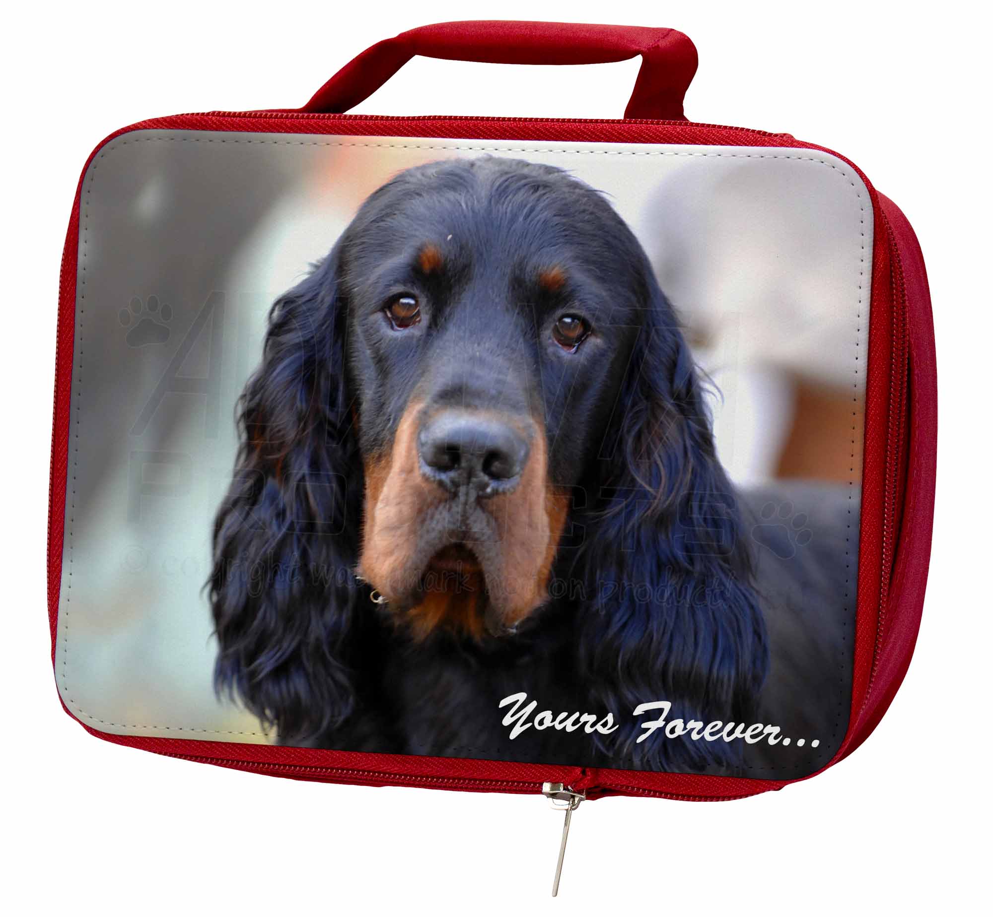 Westie 'Yours Forever'  Insulated Red School Lunch Box/Picnic Bag AD-W10yLBR 