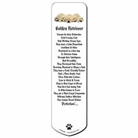Golden Retriever Puppies Bookmark, Book mark, Printed full colour