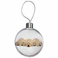 Golden Retriever Puppies Christmas Bauble