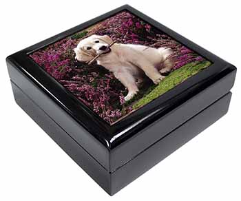 Golden Retriever Puppy Keepsake/Jewellery Box