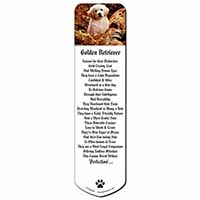 Golden Retriever Puppy Bookmark, Book mark, Printed full colour