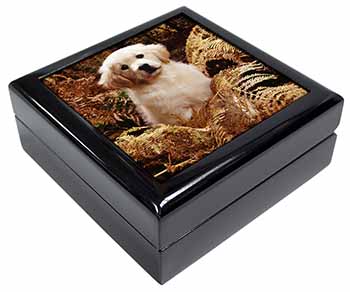 Golden Retriever Puppy Keepsake/Jewellery Box