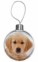 Golden Retriever Puppy Dog Christmas Bauble