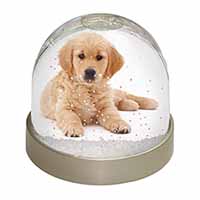 Golden Retriever Puppy Dog Snow Globe Photo Waterball