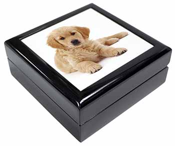 Golden Retriever Puppy Dog Keepsake/Jewellery Box
