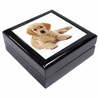 Golden Retriever Puppy Dog Keepsake/Jewellery Box