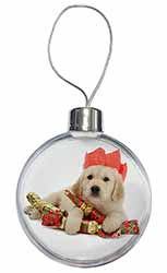 Christmas Golden Retriever Christmas Bauble