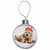 Christmas Golden Retriever Christmas Bauble