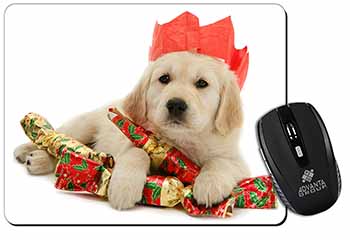 Christmas Golden Retriever Computer Mouse Mat