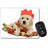 Christmas Golden Retriever Computer Mouse Mat