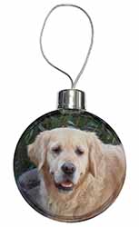 Golden Retriever Dog Christmas Bauble