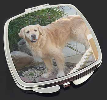 Golden Retriever Dog Make-Up Compact Mirror