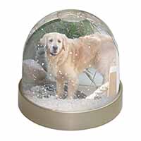 Golden Retriever Dog Snow Globe Photo Waterball