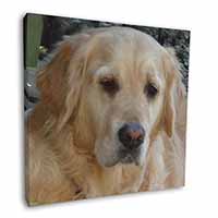 Golden Retriever Dog Square Canvas 12"x12" Wall Art Picture Print