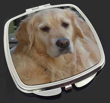 Golden Retriever Dog Make-Up Compact Mirror