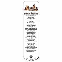 German Shepherd Dogs Bookmark, Book mark, Printed full colour