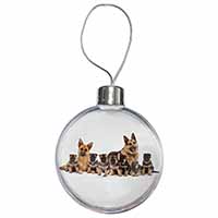 German Shepherd Dogs Christmas Bauble