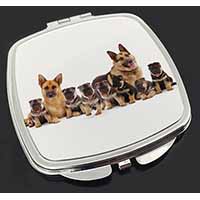 German Shepherd Dogs Make-Up Compact Mirror