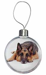 German Shepherd Christmas Bauble