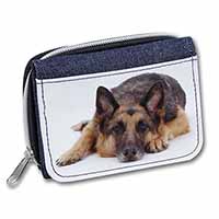 German Shepherd Unisex Denim Purse Wallet