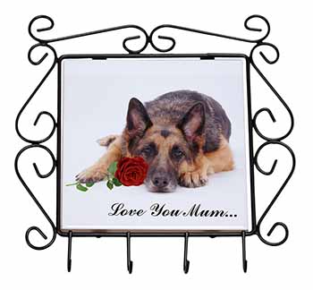 German Shepherd+Rose 