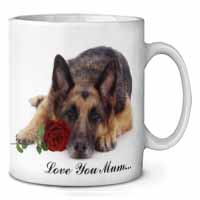 German Shepherd+Rose 