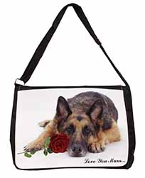 German Shepherd+Rose 