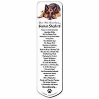 German Shepherd Grandma Bookmark, Book mark, Printed full colour