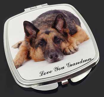 German Shepherd Grandma Make-Up Compact Mirror