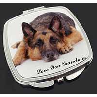 German Shepherd Grandma Make-Up Compact Mirror