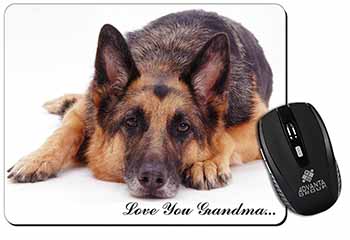 German Shepherd Grandma Computer Mouse Mat