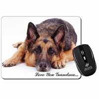 German Shepherd Grandma Computer Mouse Mat