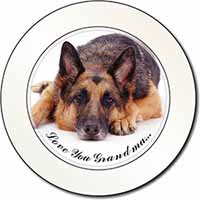 German Shepherd Grandma Car or Van Permit Holder/Tax Disc Holder