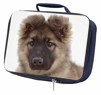 German Shepherd Puppy Navy Insulated School Lunch Box/Picnic Bag