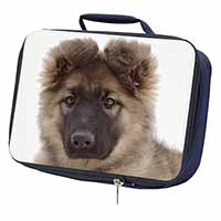 German Shepherd Puppy Navy Insulated School Lunch Box/Picnic Bag