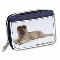 German Shepherd With Love Unisex Denim Purse Wallet