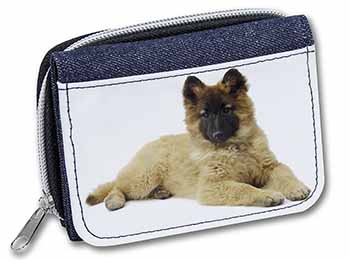 Belgian Shepherd Dog Unisex Denim Purse Wallet