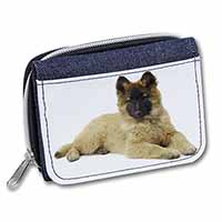 Belgian Shepherd Dog Unisex Denim Purse Wallet