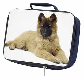 Belgian Shepherd Dog Navy Insulated School Lunch Box/Picnic Bag