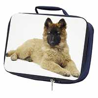 Belgian Shepherd Dog Navy Insulated School Lunch Box/Picnic Bag