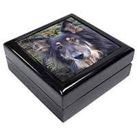 Tri-Colour German Shepherd Keepsake/Jewellery Box