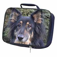 Tri-Colour German Shepherd Navy Insulated School Lunch Box/Picnic Bag