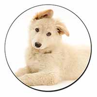 White German Shepherd Fridge Magnet Printed Full Colour