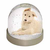 White German Shepherd Snow Globe Photo Waterball