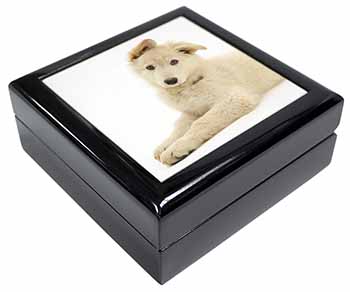 White German Shepherd Keepsake/Jewellery Box